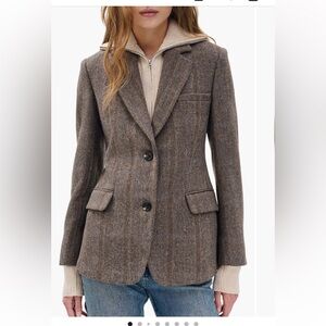 NWT Rag & Bone Frank Brown Tweed Blazer